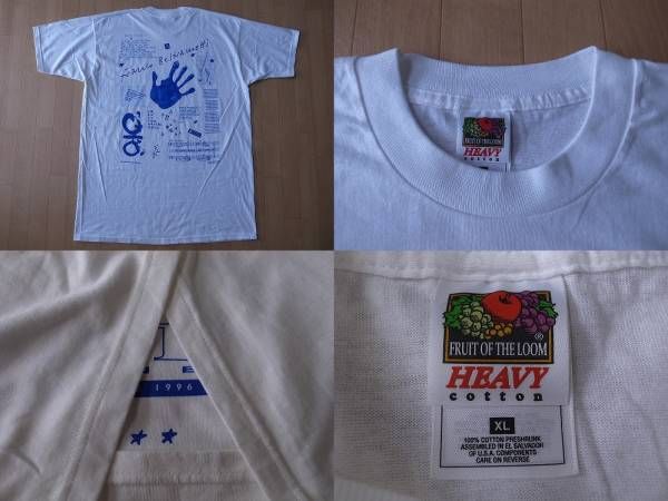 90's BROADSHIRT POETRY MAGAZINE 1996 Tシャツ XLポエトリー マガジン ビートニク beatnik Allen Ginsberg芸術ART ポエム 現代美術 美術館_画像2