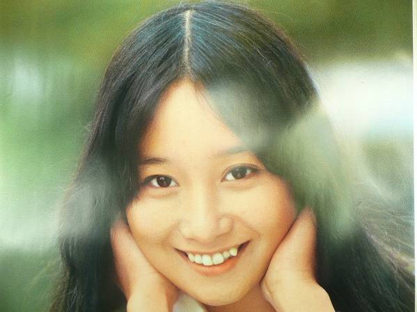 A_1976 год Showa 51 год в это время моно большой размер постер # Agnes Chan поломка след есть 