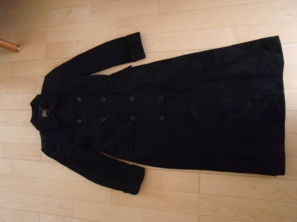 MADE IN USA CALVIN KLEIN WOOL COAT black アメリカ製 コート_画像1
