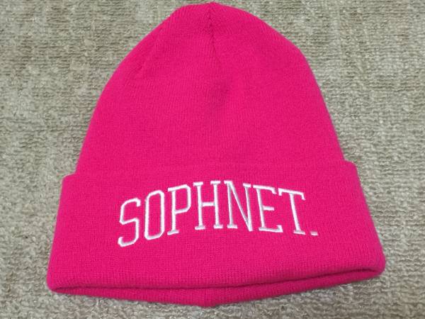 【新品札付き！！】 SOPHNET ソフネット ニット帽 UE fragment GOODENOUGH_①SOPHNET刺繍！全体