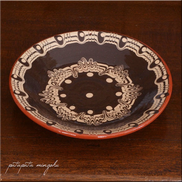  Toro yan ceramics plate S dark brown patamin higashi . kitchen miscellaneous goods kitchen miscellaneous goods plate Western-style tableware tableware 