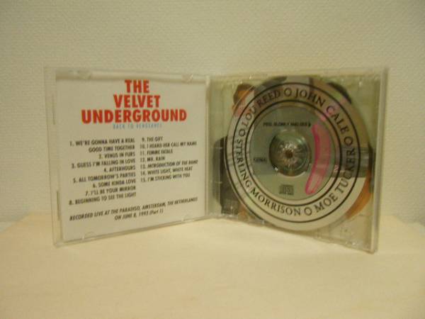 【VELVET UNDERGROUND】BACK TO VENGEANCE 廃盤 Ltd.1000 CD/LOU REED/JOHN CALE/NICO/ANGUS MACLISE/MAUREEN TUCKER/STERLING MORRISON_画像2