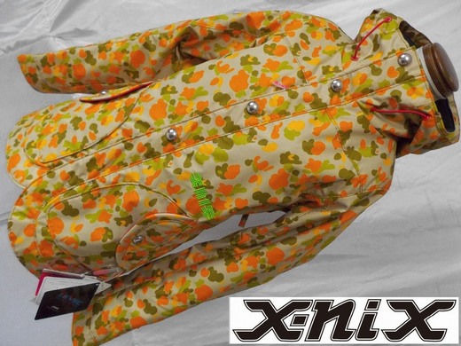 送料無料 新品 フェニックス X-nix フラワー カモ スノー ジャケット 定価33 000円