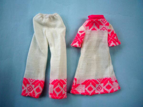  old [ Pantah long suit * Barbie * used clothes ]