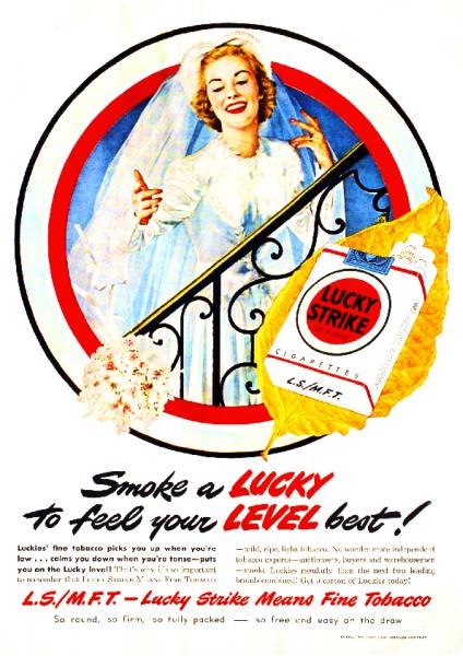 Yahoo!オークション - ○268F 1950年代のレトロ広告 ラッキー