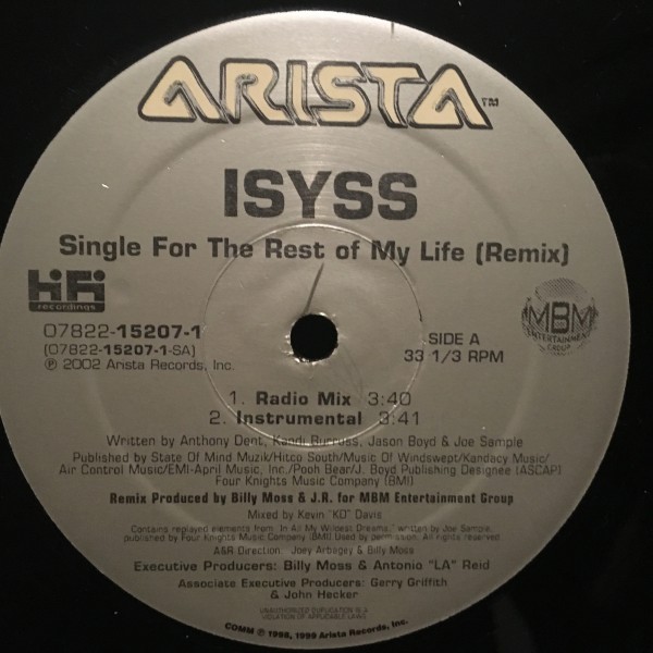 Isyss / Single For The Rest Of My Life (Remix)_画像1
