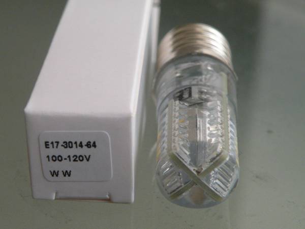 E17　実測2W以下ＬＥＤ　白色 シリコンコート　全周発光 節電省エネ_電球色か白色かお選び頂けます。