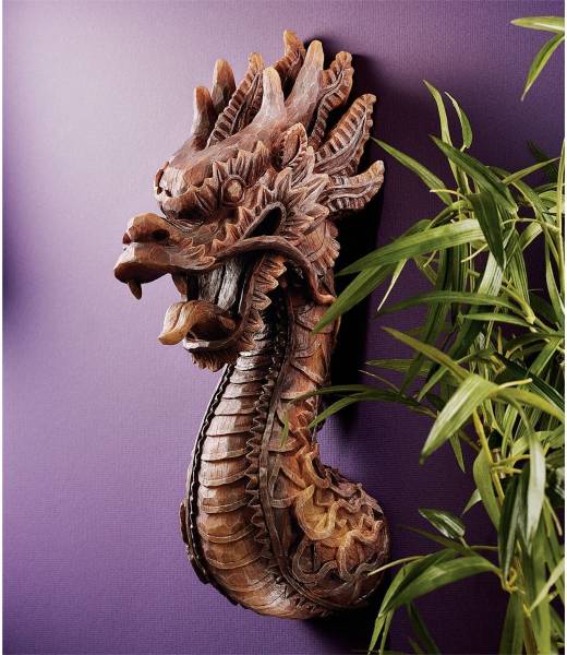  Chinese manner Dragon dragon. ornament interior objet d'art interior ornament oriental sculpture miscellaneous goods China sculpture tea ina furniture accent ornament dragon style times goods wall decoration wall deco 