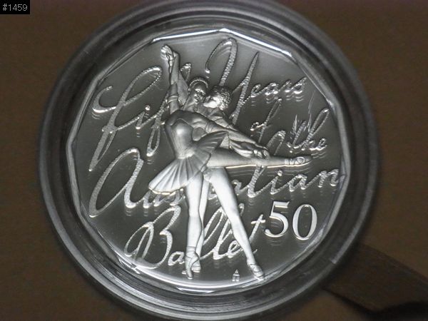 ★オーストラリア　バレー50周年　50セント銀貨　2012年発行★_画像1