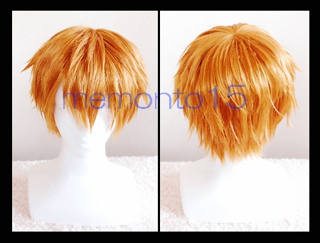 オレンジ系 耐熱 ショート ウィッグ BROTHERS CONFLICT 朝日奈棗 ブラコン コスプレ衣裝 セット済 朝日奈 棗 コスプレ コスプレウィッグ