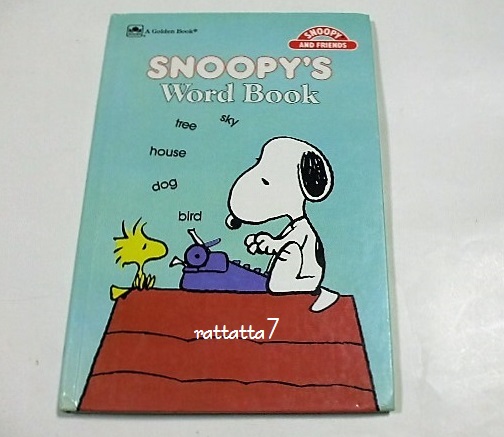 ☆【絵本】SNOOPY PEANUTS☆SNOOPY'S WORD BOOK☆Woodstock☆スヌーピー☆ウッドストック☆ピーナッツ☆ヴィンテージ☆洋書 15
