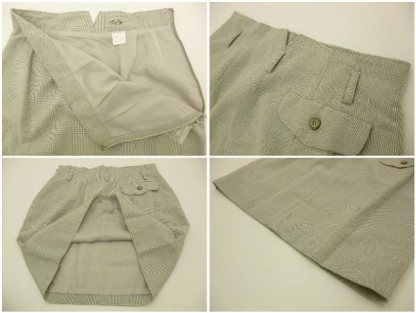 M76★新品★FeminaMisty★チェックハイウエストスカート(69)
