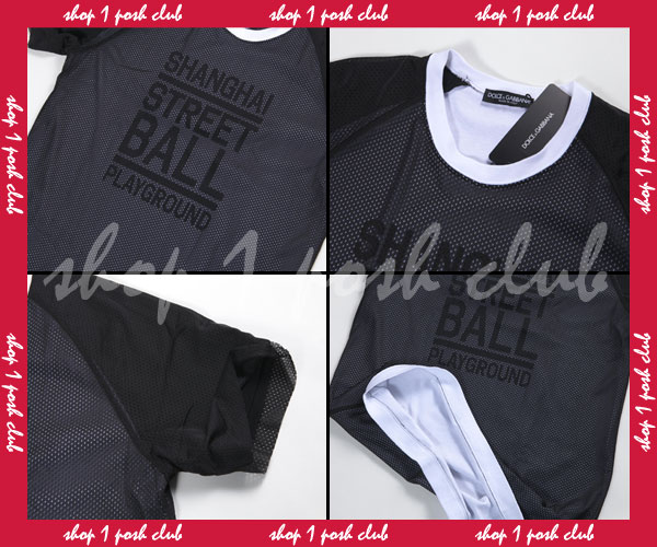  Dolce & Gabbana [G8C47G] короткий рукав *2 листов накладывающийся * футболка * чёрный *52