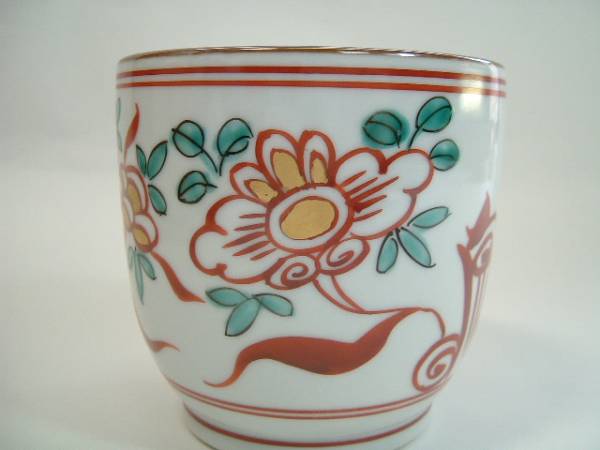 火入■赤絵 火入れ 平安 景云 花絵 手あぶり 共箱 灰付き 京焼 古美術(shù) 骨董品■