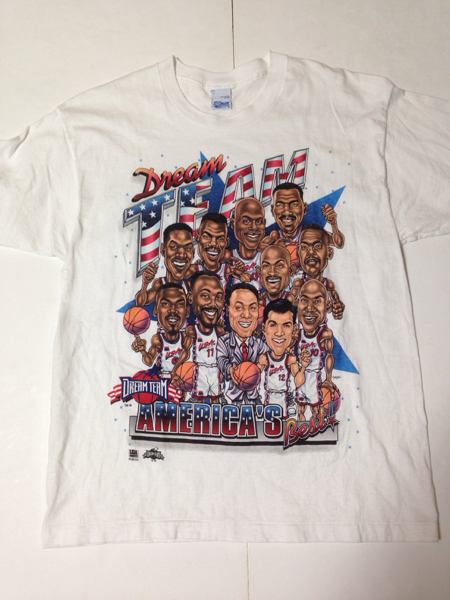 DREAM TEAM ドリームチーム Tシャツ USA製 90s アメリカ NBA バスケット OLD