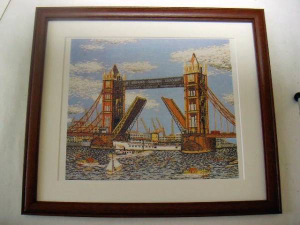  mountain under Kiyoshi [ London. tower Bridge ] art print / amount attaching prompt decision 