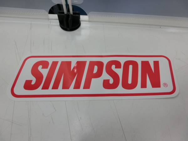 SIMPSON ロゴステッカー 中 (約24cm)_画像1