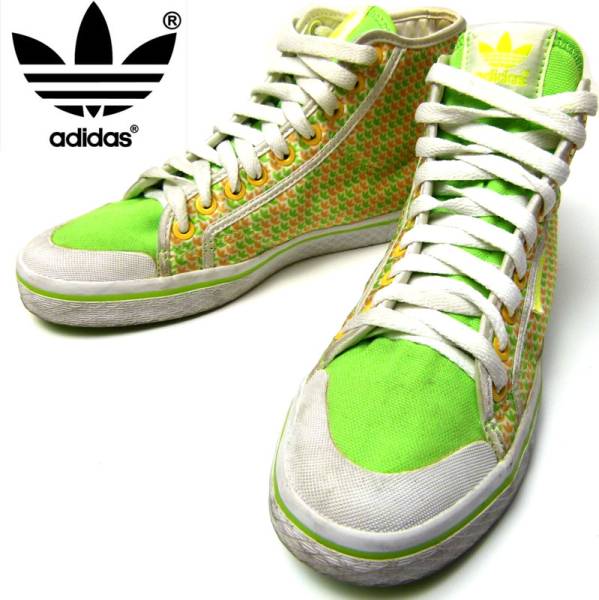 adidas / アディダス ハイカットナイロンスニーカー7 1/2(24.5cm相当)( レディース )4c-1-071