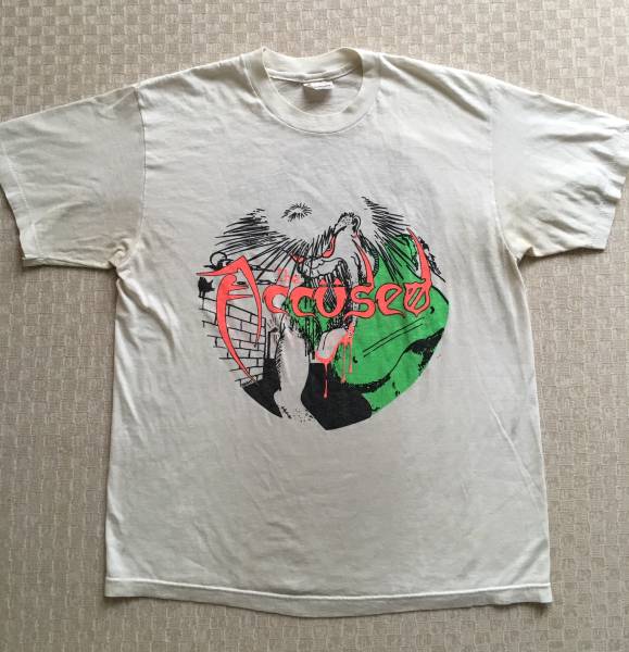 Accused футболка Vintage 80s NYHC Bad Brains Madbal очень редкий 