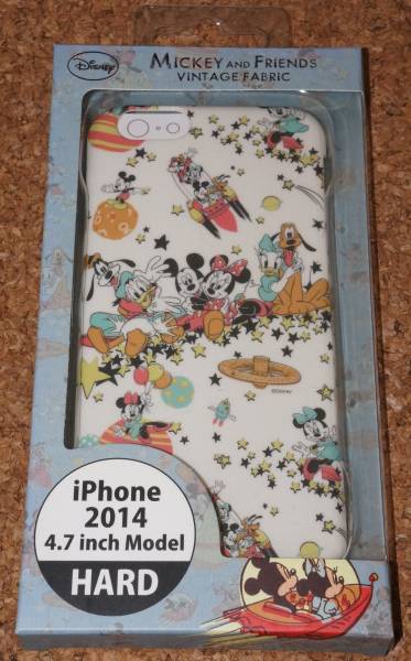 * new goods *iPhone6 Disney hard jacket Vintage sheet manner Mickey &f lens 