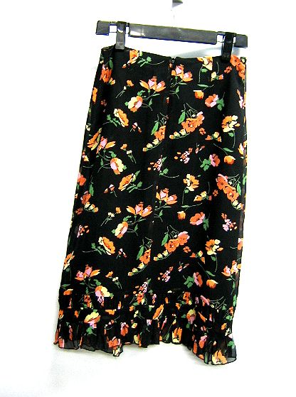 USA производства ANNA SUI Anna Sui цветочный принт flifli юбка 
