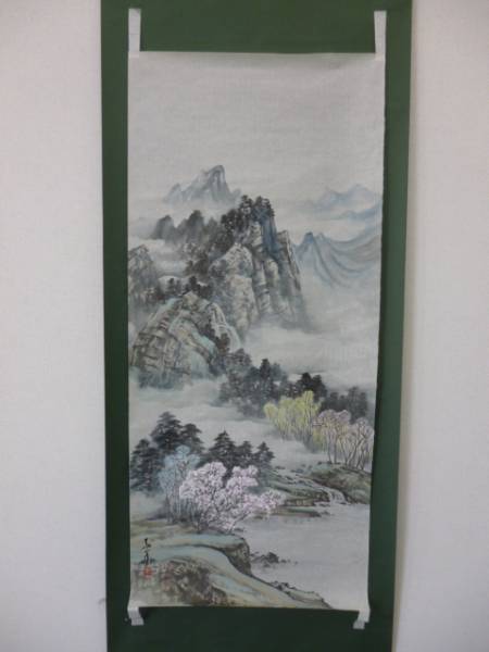 中国・西安・長安流☆山水画家☆牛子華先生☆春の終南山☆606_画像1