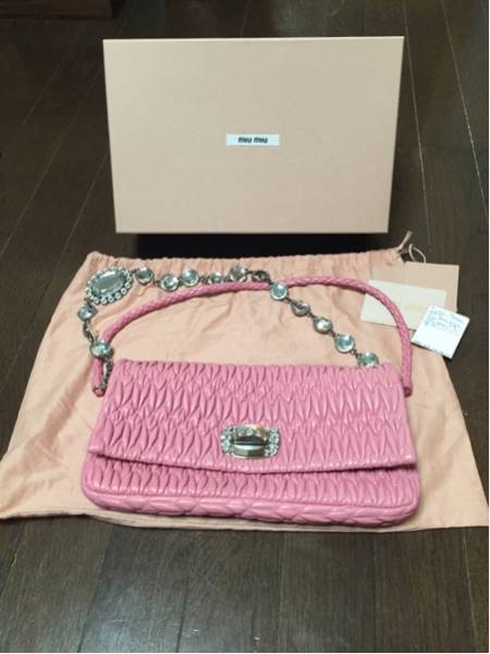  beautiful goods MiuMiu /miumiu MiuMiu napa crystal 