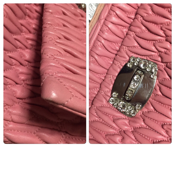  beautiful goods MiuMiu /miumiu MiuMiu napa crystal 