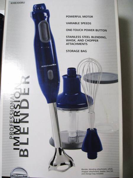 新品 キッチンエイド ブレンダ― KHB300BU ブルー 送料無料 新品 キッチンエイド ブレンダ― KHB300BU ブルー 送料無料