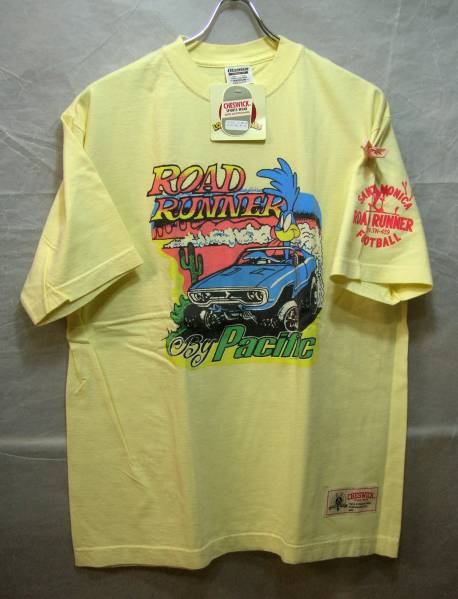  Восток старый Cheswick Road Runner s/sTee Ye M US производства круг туловище 