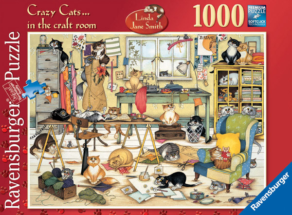 (19245) 1000ピース ジグソーパズル ドイツ発売●RV●クラフト・ルームのクレイジー・キャット