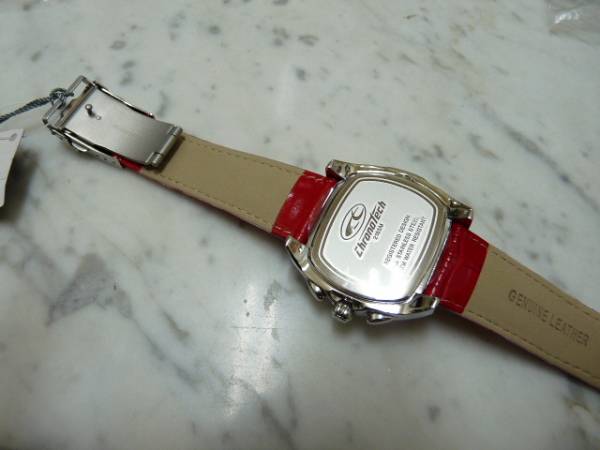 Chronotech＊クロノテック＊2185M＊腕時計＊展示品＊赤＊52