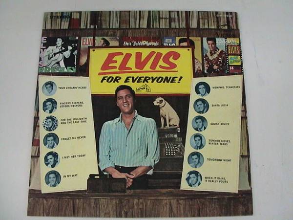 ペラジャケLP/Elvis Presley /偽りの心/SHP-5500