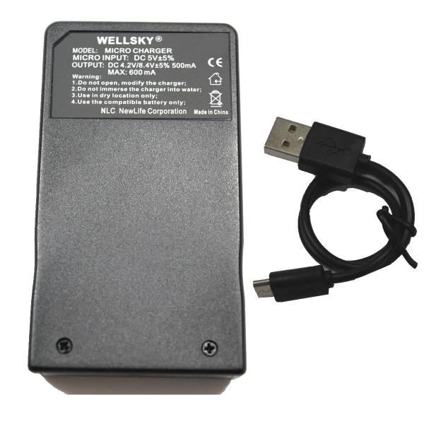 VW-VBN130-K VW-VBN260-K Panasonic パナソニック 用 VW-BC20-K USB 急速 互換充電器 バッテリーチャージャー HC-X920M HC-X900M 