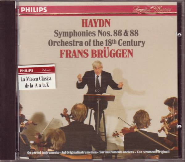 ハイドン 交響曲第86番 第88番 ブリュッヘン【西独盤】_画像1