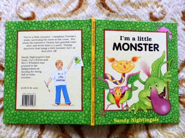 ..　I'm a Little Monster: by Sandy Nightingale 英語絵本