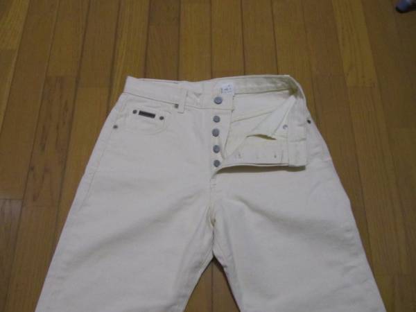 【Calvin Klein Jeans】白ジーンズ Size 5 アメリカ製_画像1