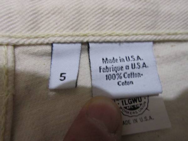 【Calvin Klein Jeans】白ジーンズ Size 5 アメリカ製_画像3