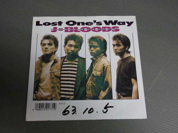 !_J-BLOODS/Lost One's Way* одиночный 