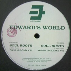 $ Edward's World / Soul Roots (HTC 93111) Y5+ ピアノハウスの最高峰！ レコード盤