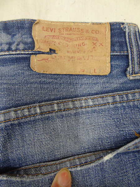 ビンテージ LEVIS リーバイス 517 ビッグE インディゴ デニム ブーツカット フレア パンツ 517E シングル 前期 タロンジッパー 希少 レア_画像2