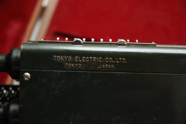  antique goods blue star count machine Tokyo electric ( reality Toshiba Tec ) Showa era count machine 