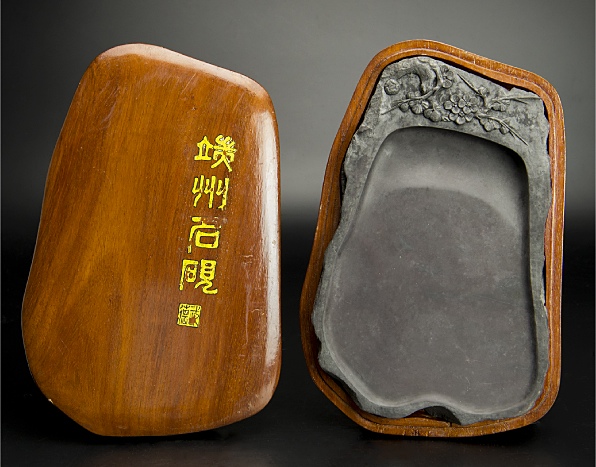 世界有名な 端石花紋硯 古美術 中国 その他