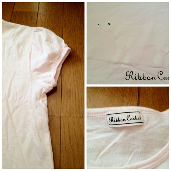 ★Ribbon Casket・リボンキャスケット・やぎさんTシャツ・ママM_画像2