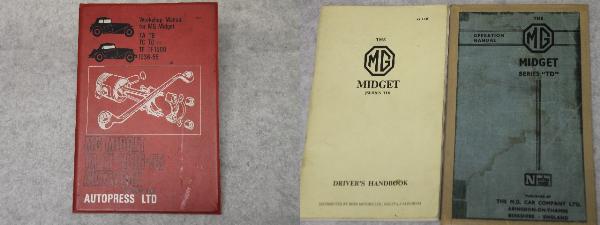 MG MIDGET Midget Work shop manual maintenance used 