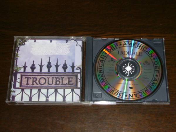 輸入盤　廃盤　TROUBLE 4thアルバム　1990年盤 10曲入り_画像3