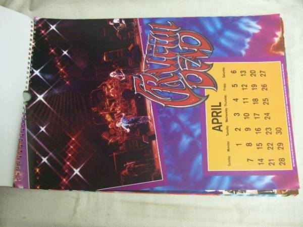  calendar / grate full * dead /1991 year Official