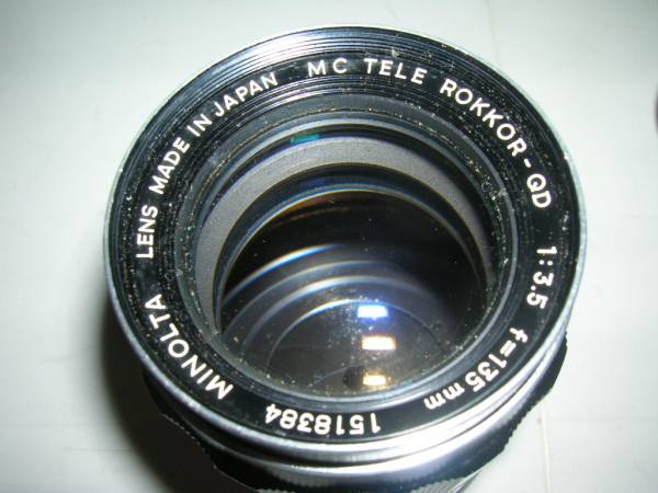 ミノルタ　望遠　レンズ ROKKOR-GD 135mm F3.5_画像3