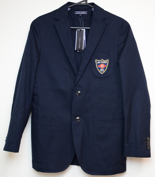 ●TOMMY HILFIGERトミーヒルフィガー紺ブレザー(46(M))新品