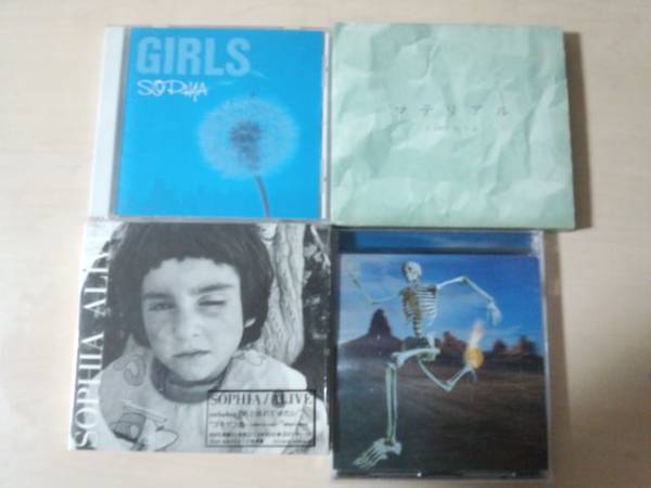 ソフィアCDアルバム4枚セットSOPHIA進(jìn)化論マテリアルALIVE GIRLS